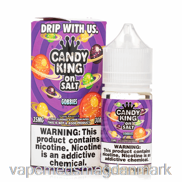 Vape Uden Nikotin Gobbies - Candy King Salte - 30ml 50mg